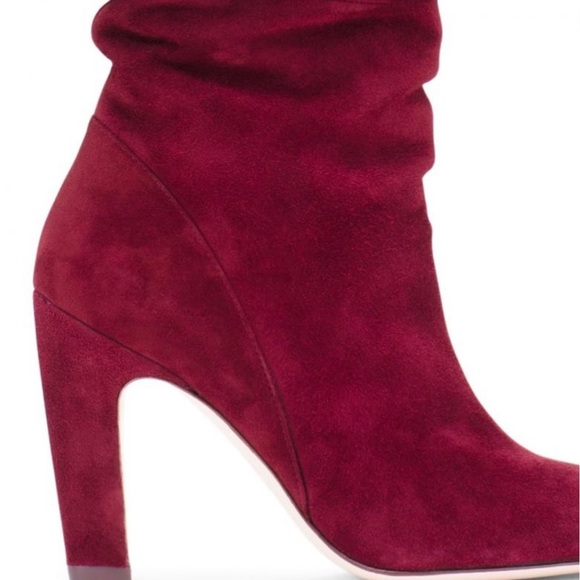 Stuart weitzman burgundy boots - Picture 3 of 6